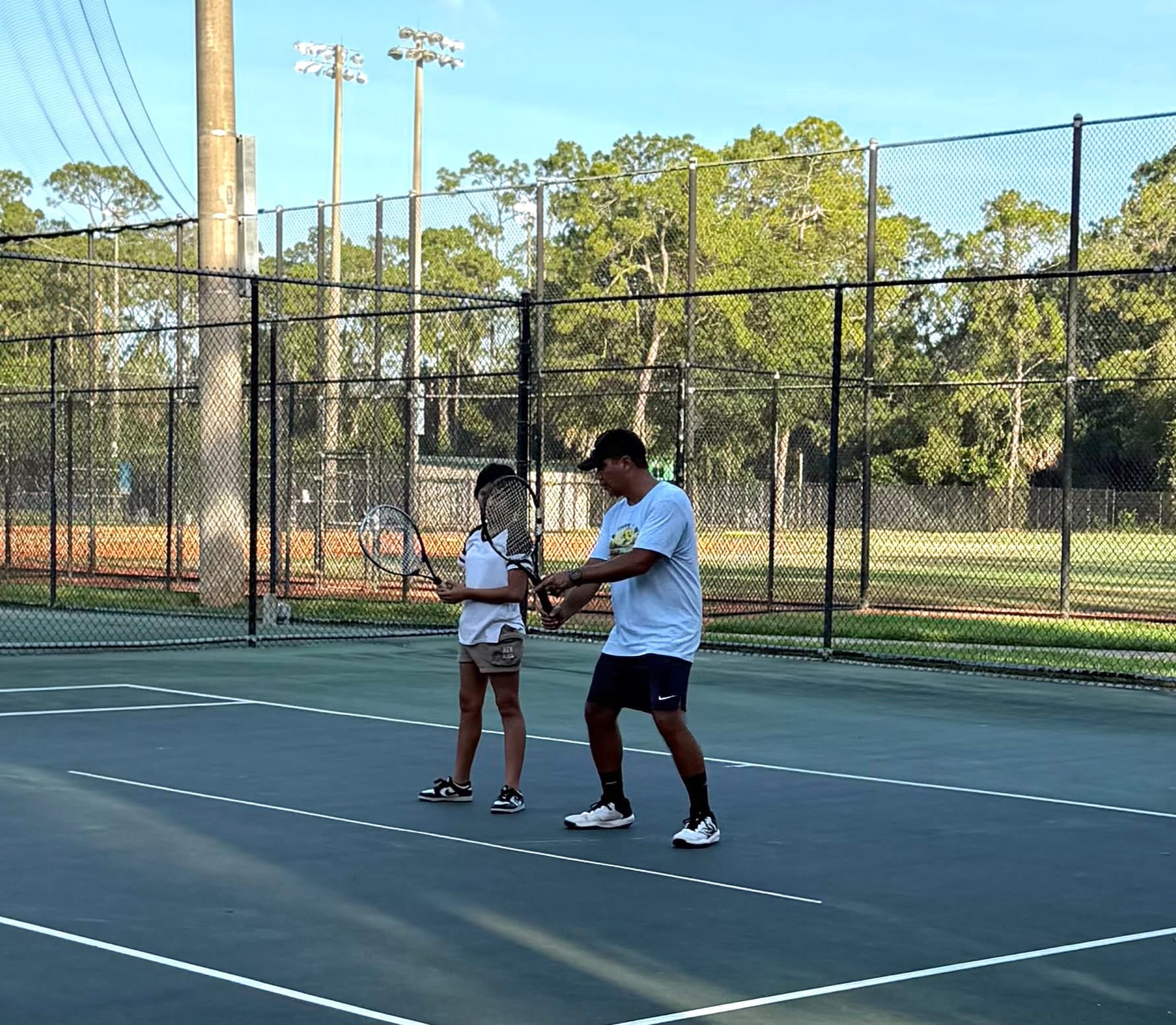 Private tennis lesson