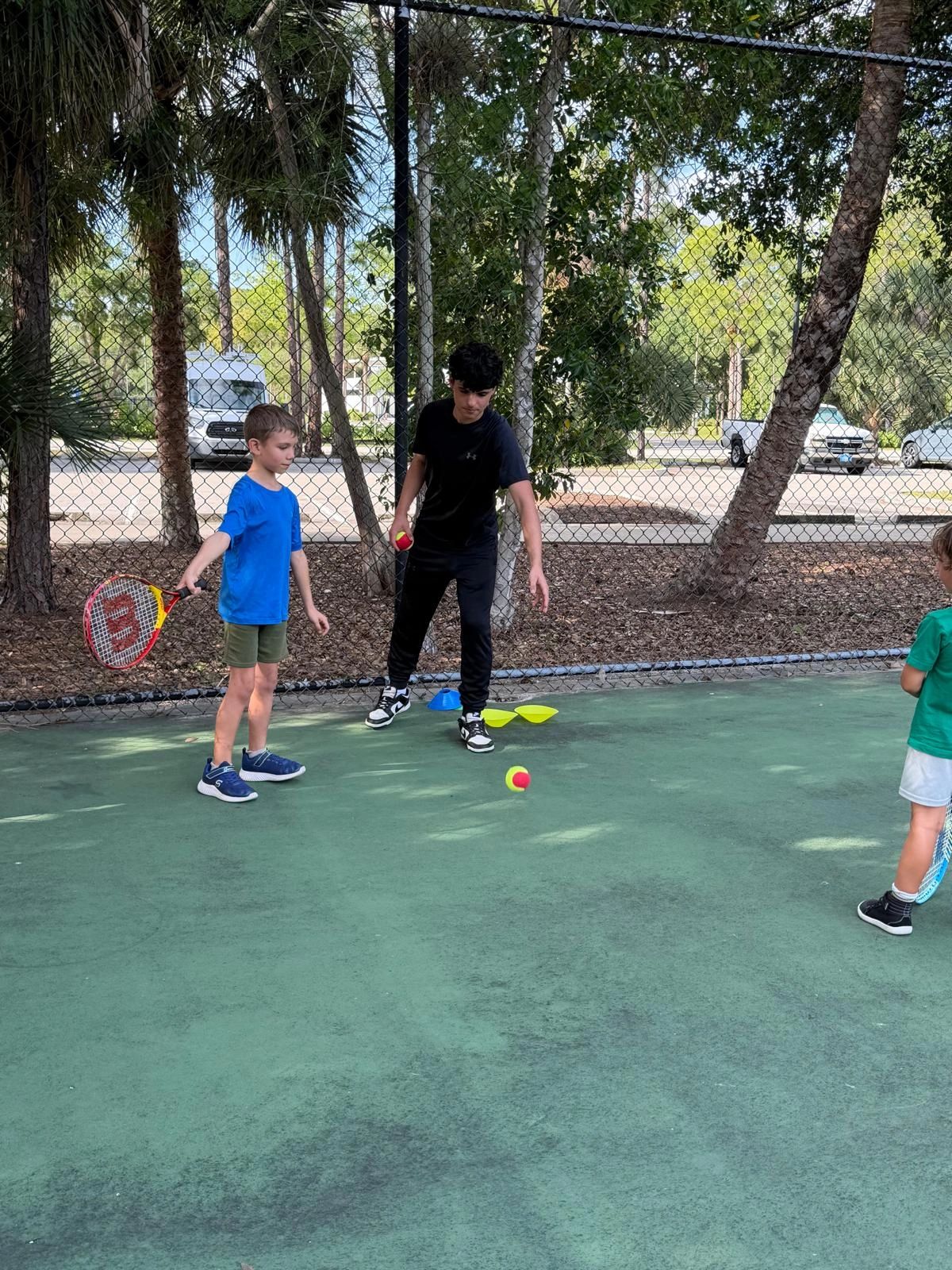 Tennis court photo