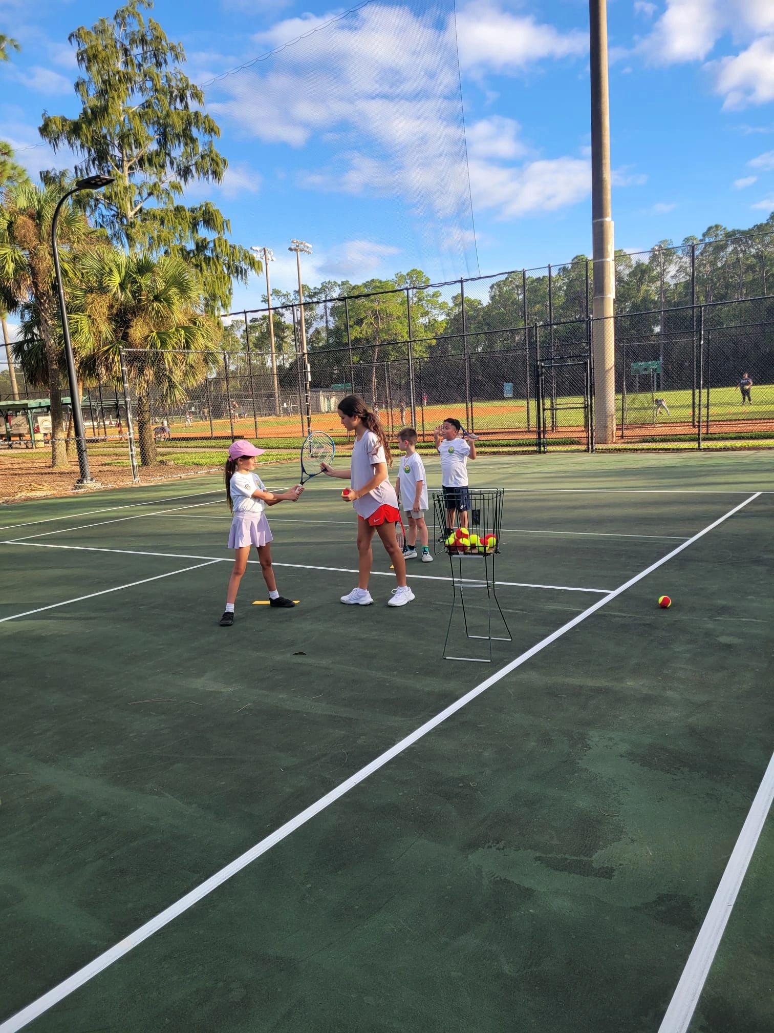 Tennis group lesson