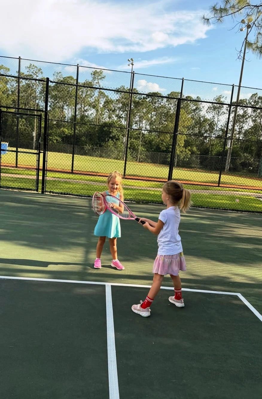 Tennis lesson photo